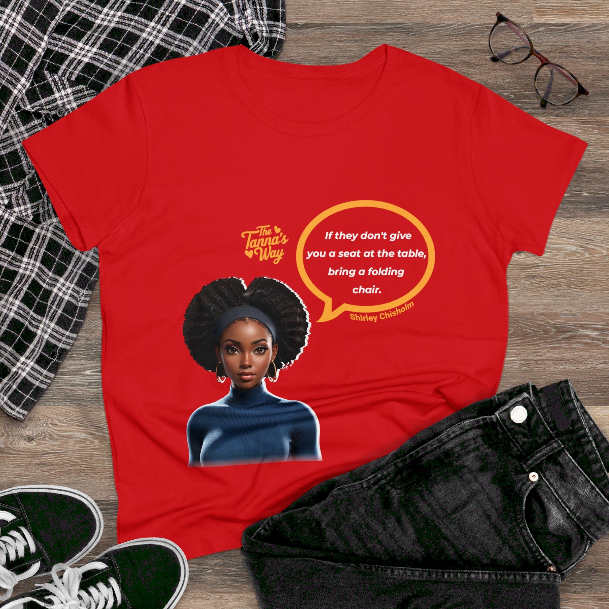 Shirley Chisholm 2 | Women's Midweight Cotton Tee